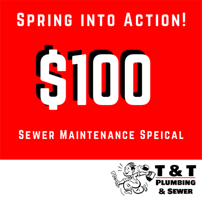 $100 Sewer Maintenance Special